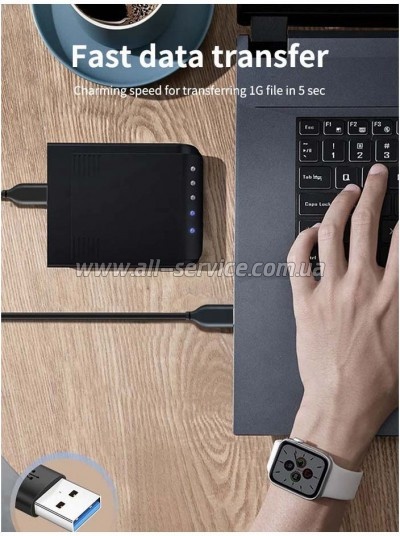 ���� ������ USB 3.0 AM to USB-C 1.5m Cabletime (CA915439)