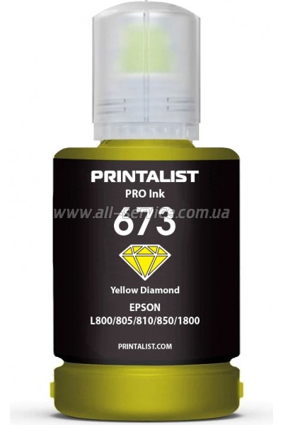  PRINTALIST 673 Epson L800 140 Yellow (PL673Y)