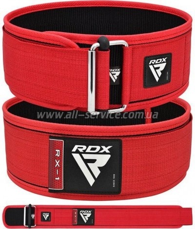   RDX RX1 Weight Lifting Belt Red XL (WBS-RX1R-XL)