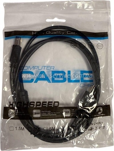 ������ ��� �������� USB 2.0 AM/BM 1.5m XoKo (XK-PRNT-015)