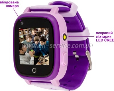 �����-���� Amigo GO005 4G WIFI Kids waterproof Thermometer Purple (747019)