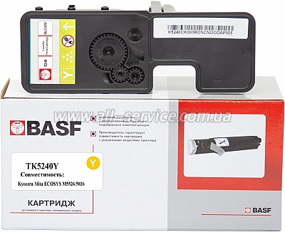 Картридж BASF для Kyocera M5526cdn/ M5526cdw/ TK-5240Y аналог 1T02R7ANL0 Yellow (BASF-KT-1T02R7ANL0) Картридж BASF для Kyocera M5526cdn/ M5526cdw/ TK-5240Y аналог 1T02R7ANL0 Yellow (BASF-KT-1T02R7ANL0)