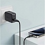 ���� ������ USB 2.0 AM to USB-C 1.2m 3A TPE black Acefast (6974316283812)