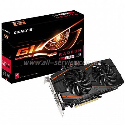 Видеокарта GIGABYTE AMD RX480 4GB GDDR5 (GV-RX480G1GAMING-4GD) Видеокарта GIGABYTE AMD RX480 4GB GDDR5 (GV-RX480G1GAMING-4GD)