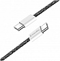 Дата кабель ColorWay USB-C to USB-C 1.0m 60W 3.0А black (CW-CBPDCC061-BK) Дата кабель ColorWay USB-C to USB-C 1.0m 60W 3.0А black (CW-CBPDCC061-BK)