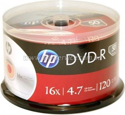 ���� HP DVD-R 4.7GB 16X 50 �� Spindle (69316/DME00025-3)