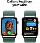 - Apple Watch SE 2024 GPS 44mm Starlight Aluminium Case with Lake Green Sport Loop (MXEW3QH/A)