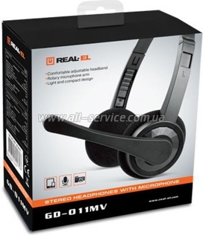  REAL-EL GD-011MV Black