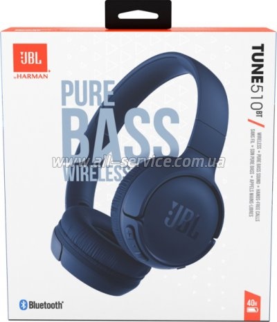  JBL Tune 510BT Blue (JBLT510BTBLUEU)