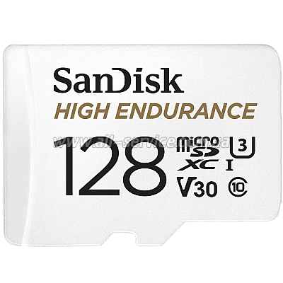   128GB SanDisk micro SDXC High Endurance C10 U3 V30 (SDSQQNR-128G-GN6IA)