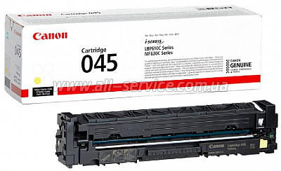 Картридж Canon 045 LBP611/ 612/ 613/ MF631/ 632/ 633/ 634/ MF610/ 630 Yellow (1239C002) Картридж Canon 045 LBP611/ 612/ 613/ MF631/ 632/ 633/ 634/ MF610/ 630 Yellow (1239C002)