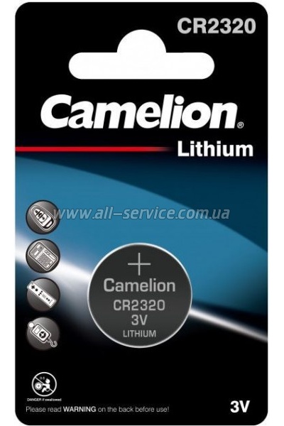 Батарейка CR 2320 Lithium * 1 Camelion (CR2320-BP1) Батарейка CR 2320 Lithium * 1 Camelion (CR2320-BP1)