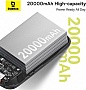   Baseus QPow2 20000mAh 30W, with 2*Type-C Cable, Black (P10055009113-00)