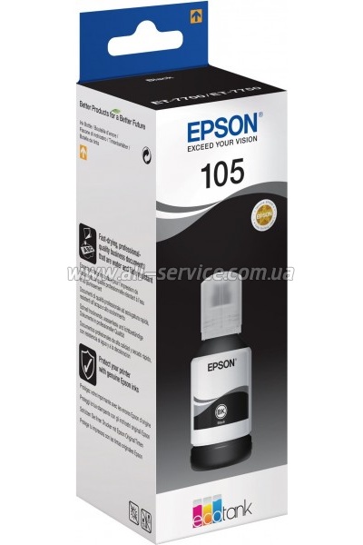 Epson 105 Epson L7160/ 7180 Black (C13T00Q140)