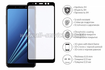  2E Samsung Galaxy A8+ 2018 3D EG (2E-TGSG-GA8P-3D)