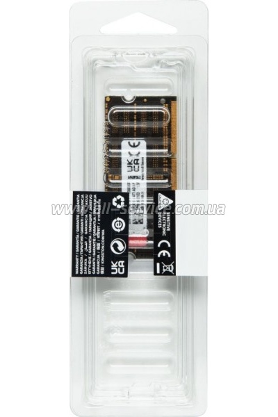     SoDIMM DDR4 8GB 3200 MHz Fury Impact Kingston Fury (ex.HyperX) (KF432S20IB/8)