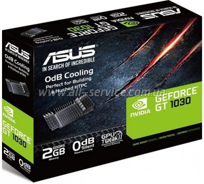  ASUS GeForce GT1030 2048Mb Silent (GT1030-SL-2G-BRK)