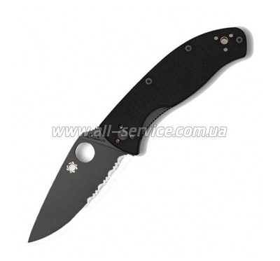  Spyderco Tenacious FRN Black Blade (C122PBBK)