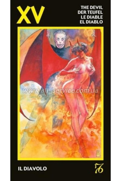 ����� ���� Scarabeo ���� �������� ���� ������ (Erotic Tarot of Manara) (EX186MU)