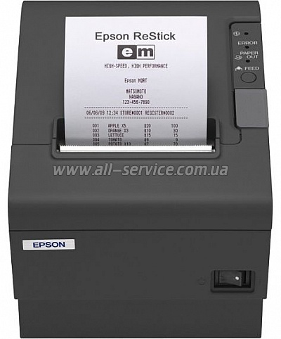  Epson TM-T88V RS-232/ USB I/ F Incl.PC-180 (C31CA85042)