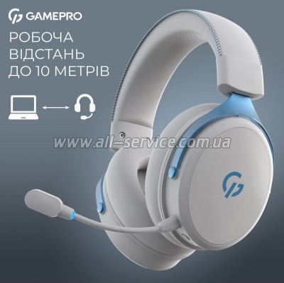 �������� GamePro Asgard Skadi Wireless White/Blue (HSW191WB)