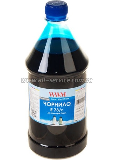Чернила WWM для Epson Stylus CX3700/TX119/TX419 1000г Cyan Водорастворимые (E73/C-4) Чернила WWM для Epson Stylus CX3700/TX119/TX419 1000г Cyan Водорастворимые (E73/C-4)
