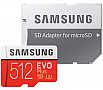   512GB Samsung microSDXC EVO Plus Class 10 UHS-I U3 (MB-MC512GA/RU)