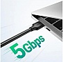 Дата кабель USB 3.0 AM/AM 3.0m US128 black Ugreen (90576) Дата кабель USB 3.0 AM/AM 3.0m US128 black Ugreen (90576)