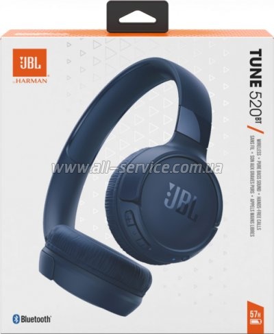  JBL Tune 520BT Blue (JBLT520BTBLUEU)