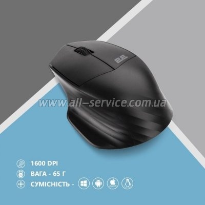  2E MF280 Silent Wireless/Bluetooth Black (2E-MF280WBK)