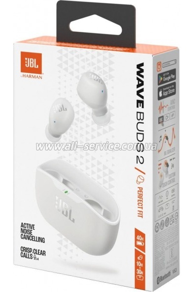 �������� JBL Wave Buds 2 White (JBLWBUDS2WHT)