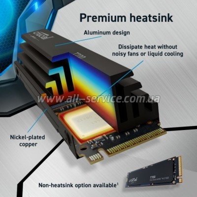  SSD M.2 2280 4TB T700 Micron (CT4000T700SSD5)