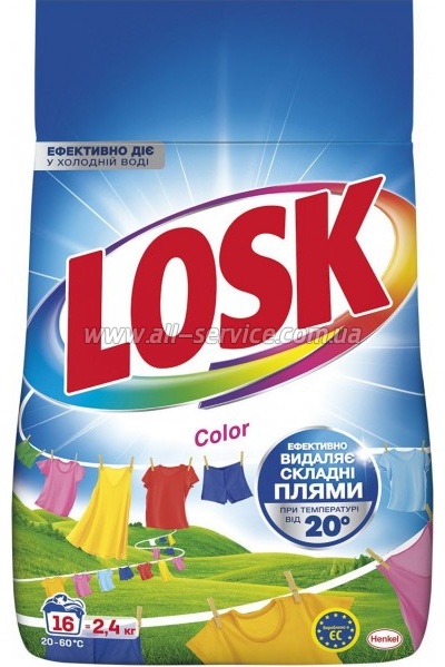 Стиральный порошок Losk Color Автомат 2.4 кг (9000101805529) Стиральный порошок Losk Color Автомат 2.4 кг (9000101805529)