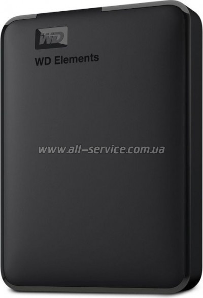  4TB WESTERN DIGITAL Elements Portable USB 3.0 Colour Black (WDBU6Y0040BBK-WESN)