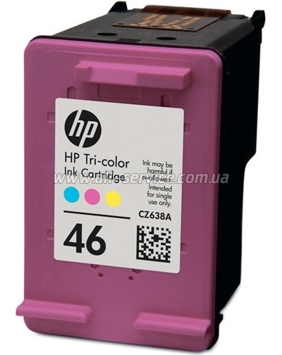 �������� HP �46 Ultra Ink Advantage Tri-color (CZ638AE)