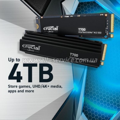  SSD M.2 2280 4TB T700 Micron (CT4000T700SSD5)