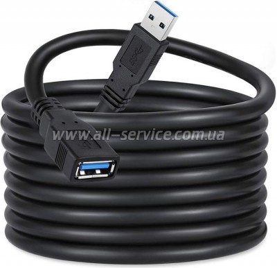 ���� ������ USB 3.0 AM/AF 1.8m black ColorWay (CW-CBUF075-BK)