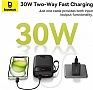   Baseus QPow2 20000mAh 30W, with 2*Type-C Cable, Black (P10055009113-00)