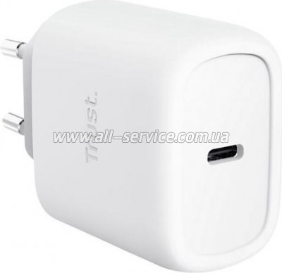 �������� ������� Trust USB-C 45W GaN PD/PPS white (25522_TRUST)