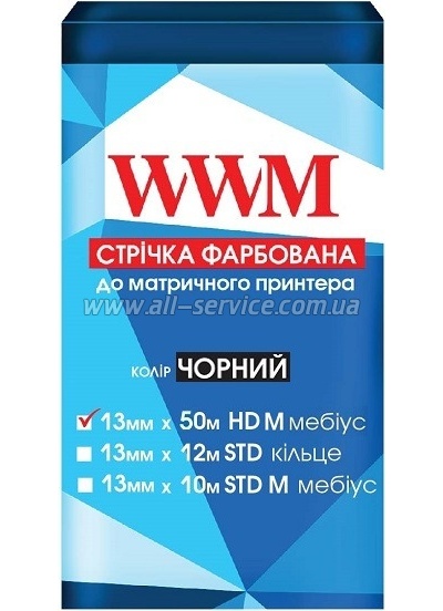 ����� WWM 13�� � 50� (12,7�� x 50�) HD ����� Black (M13.50HM)