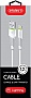 ���� ������ USB 2.0 AM to Lightning 1.2m CBFLEXL1 white Intaleo (1283126487460)