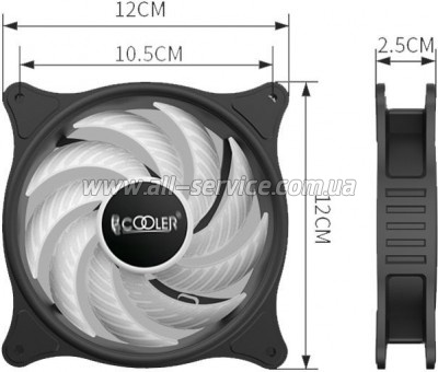 ����� ��� ������� PcCooler FX-120-3
