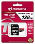   128GB TRANSCEND microSDXC Class 10 UHS-I PremiumX300 + SD  (TS128GUSDU1)