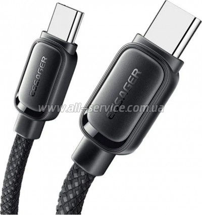 ���� ������ USB-C to USB-C 1.0m 100W black Essager (EXCTT1-TD01-P)