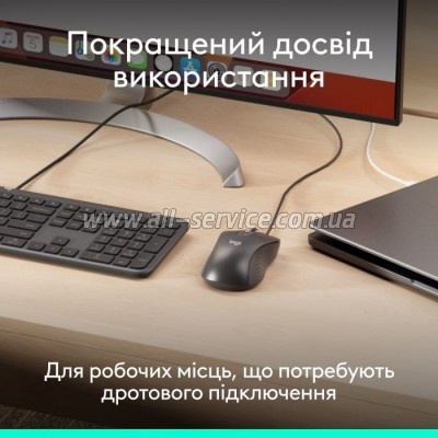  Logitech Signature M520 for Business USB-C Graphite (910-007511)