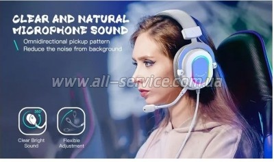 �������� Fifine H6 RGB 7.1 White (H6W)
