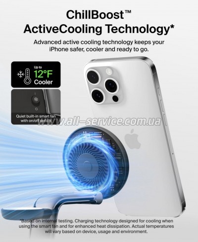 �������� ������� Belkin UltraCharge Pro Wireless 3-in-1 25W charcoal (WIZ040KQCH)