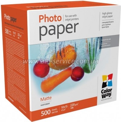  ColorWay matte 220/ 10x15 500 (PM2205004R)