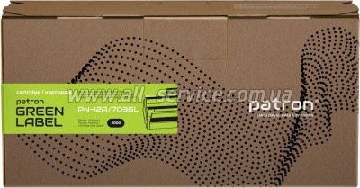  Patron Green Label HP LJ Q2612A/ Canon 703 (PN-12A/ 703GL)