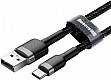 ���� ������ USB 3.1 AM to USB-C 1.0m 3A grey-black Baseus (CATKLF-BG1)